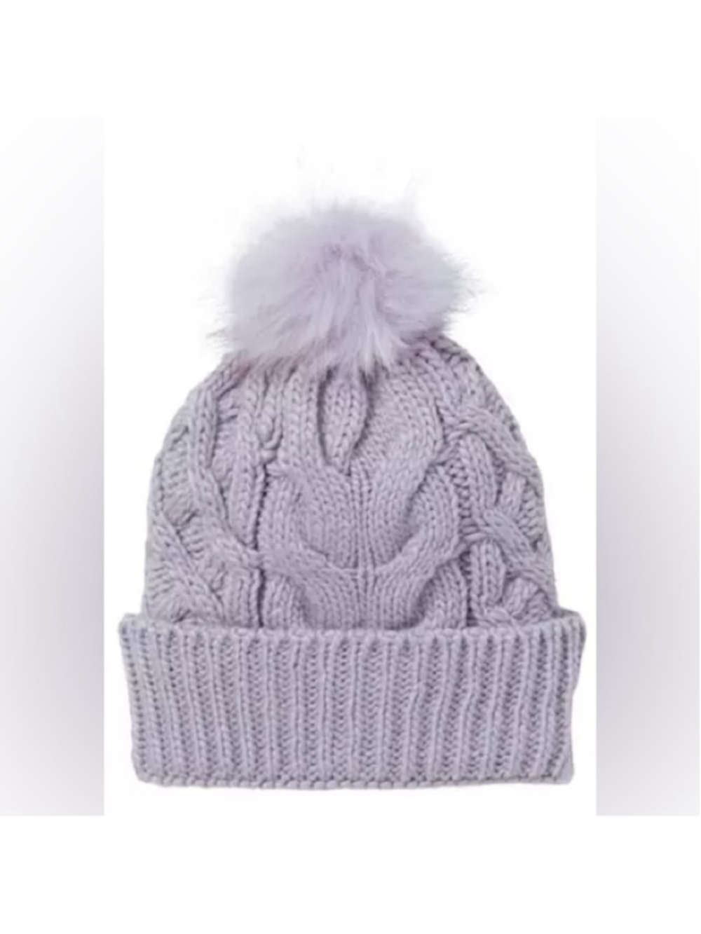 Calia cable knit pom hat